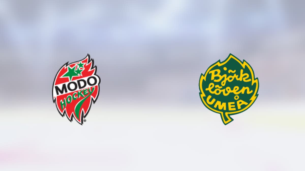 Förlusttyngt Björklöven möter Modo Hockey U20 borta