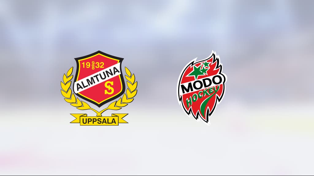 Tre poäng till Modo Hockey efter avgörande i slutperioden mot Almtuna