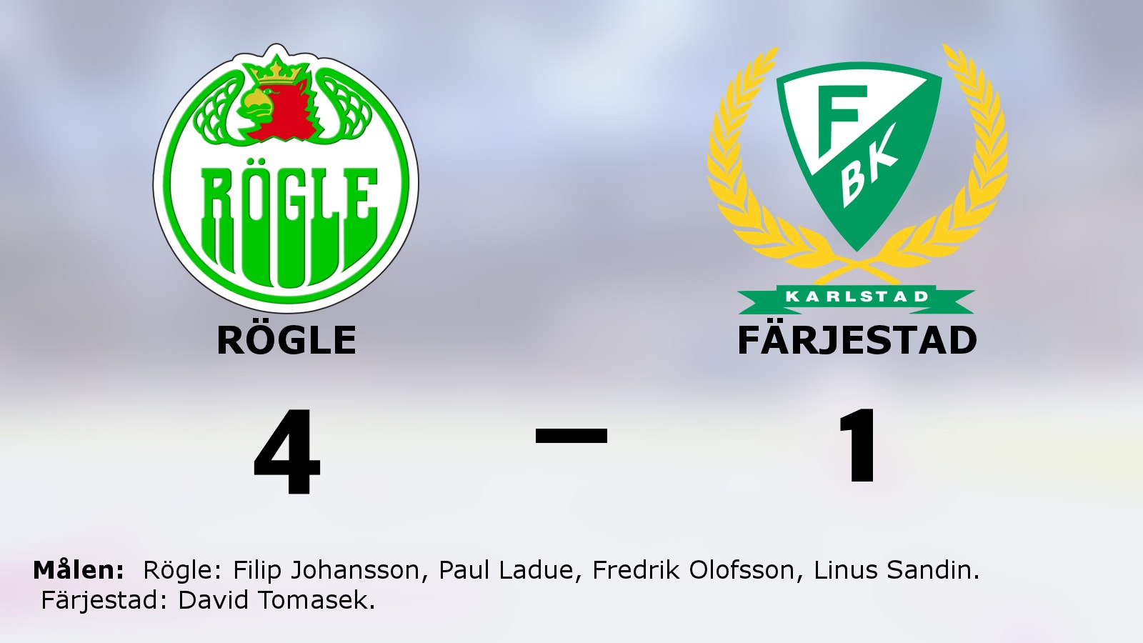 Rögle vann avgörande matchen mot Färjestad