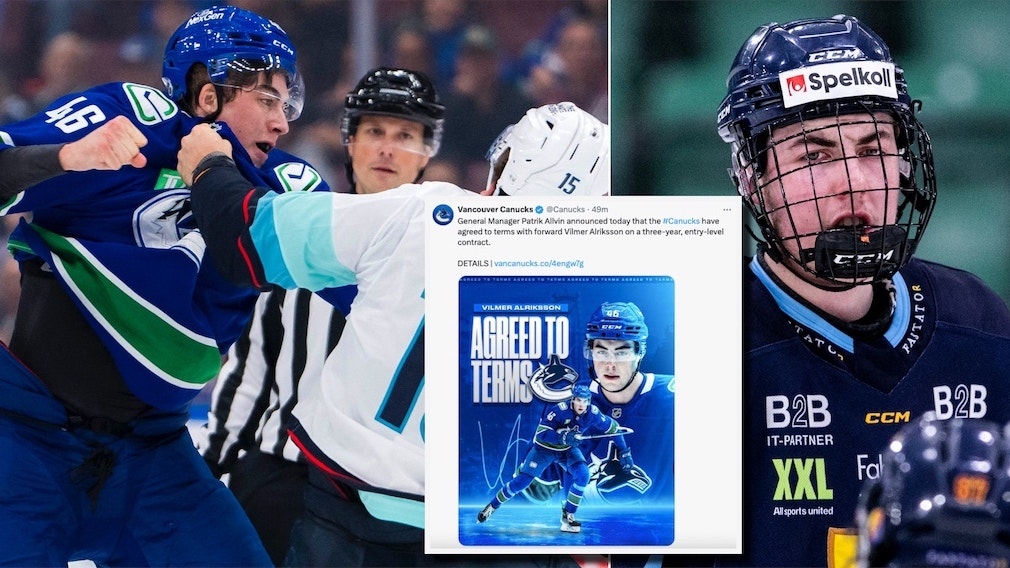 Foto: Bildbyrån / skärmdump Vancouver Canucks på X
