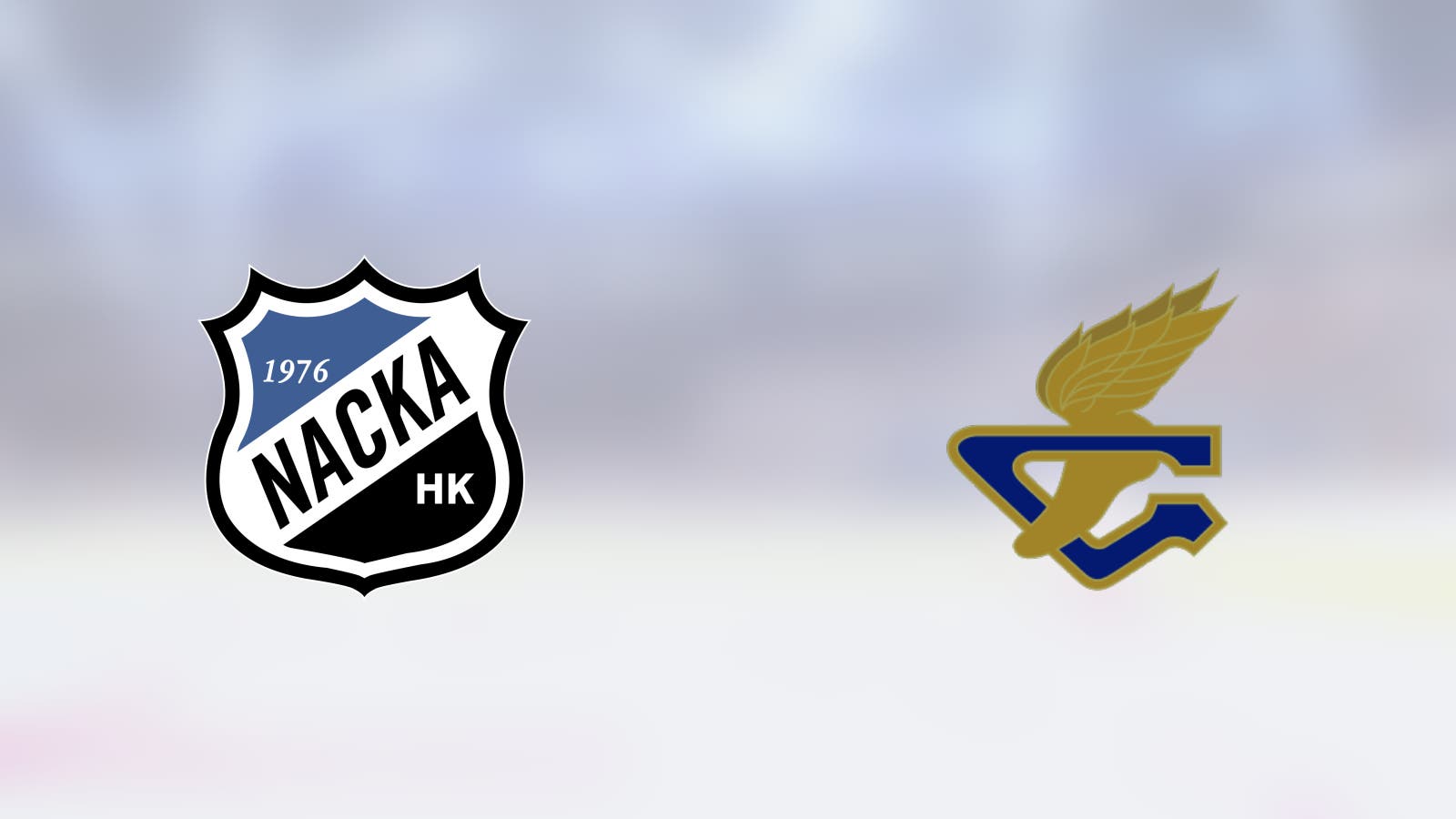 Nacka mot Göta i Nacka Ishall i kväll