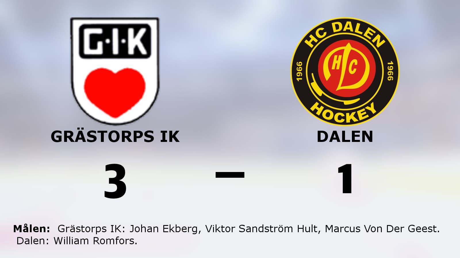 Grästorps IK vann mot Dalen