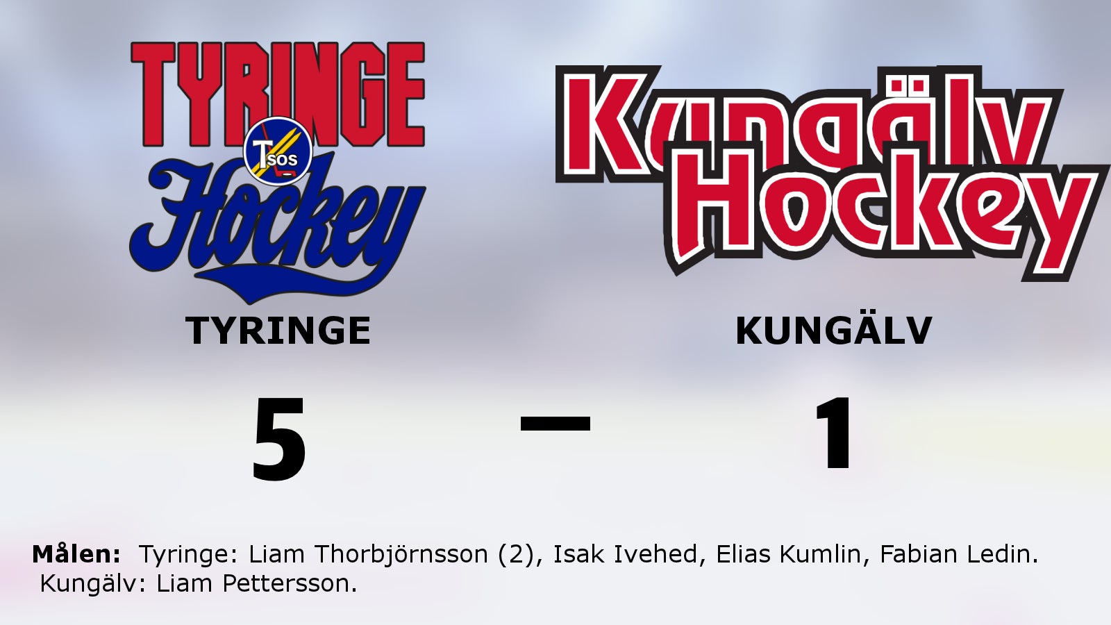 Liam Thorbjörnsson i form när Tyringe vann mot Kungälv