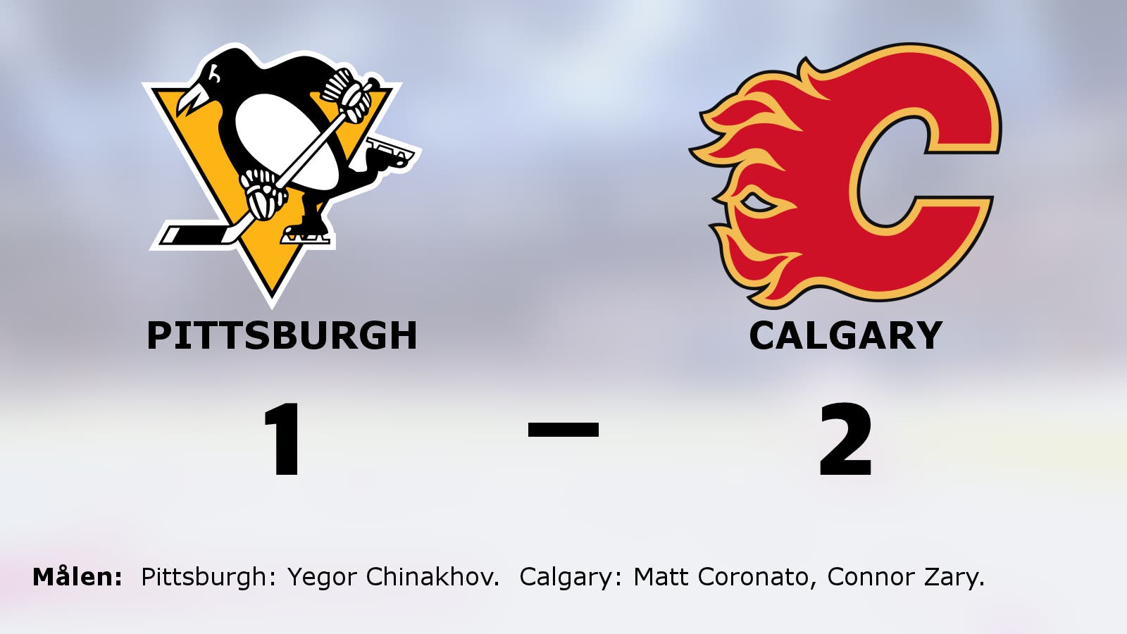 Seger för Calgary – steg åt rätt håll mot Pittsburgh