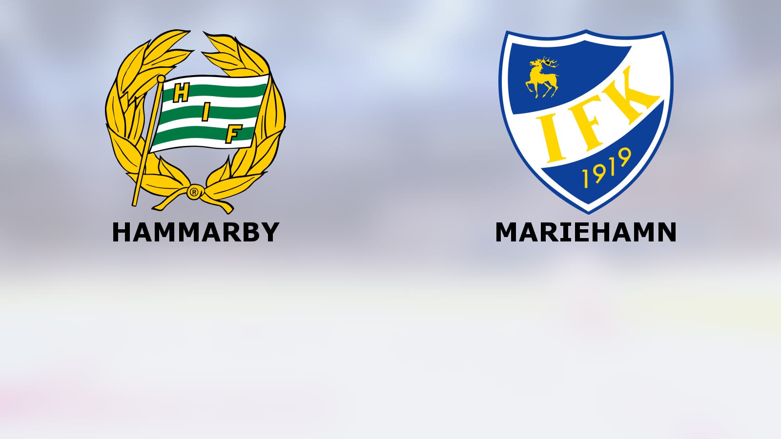 Hammarby ställs mot Mariehamn i Kärrtorps IP i första matchen i hockeytvåan östra herr