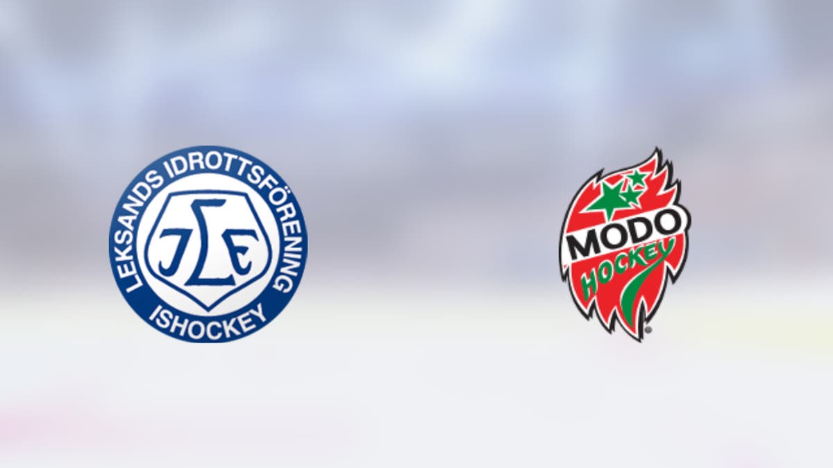 Leksand mot Modo Hockey U20 i Tegera Arena i dag