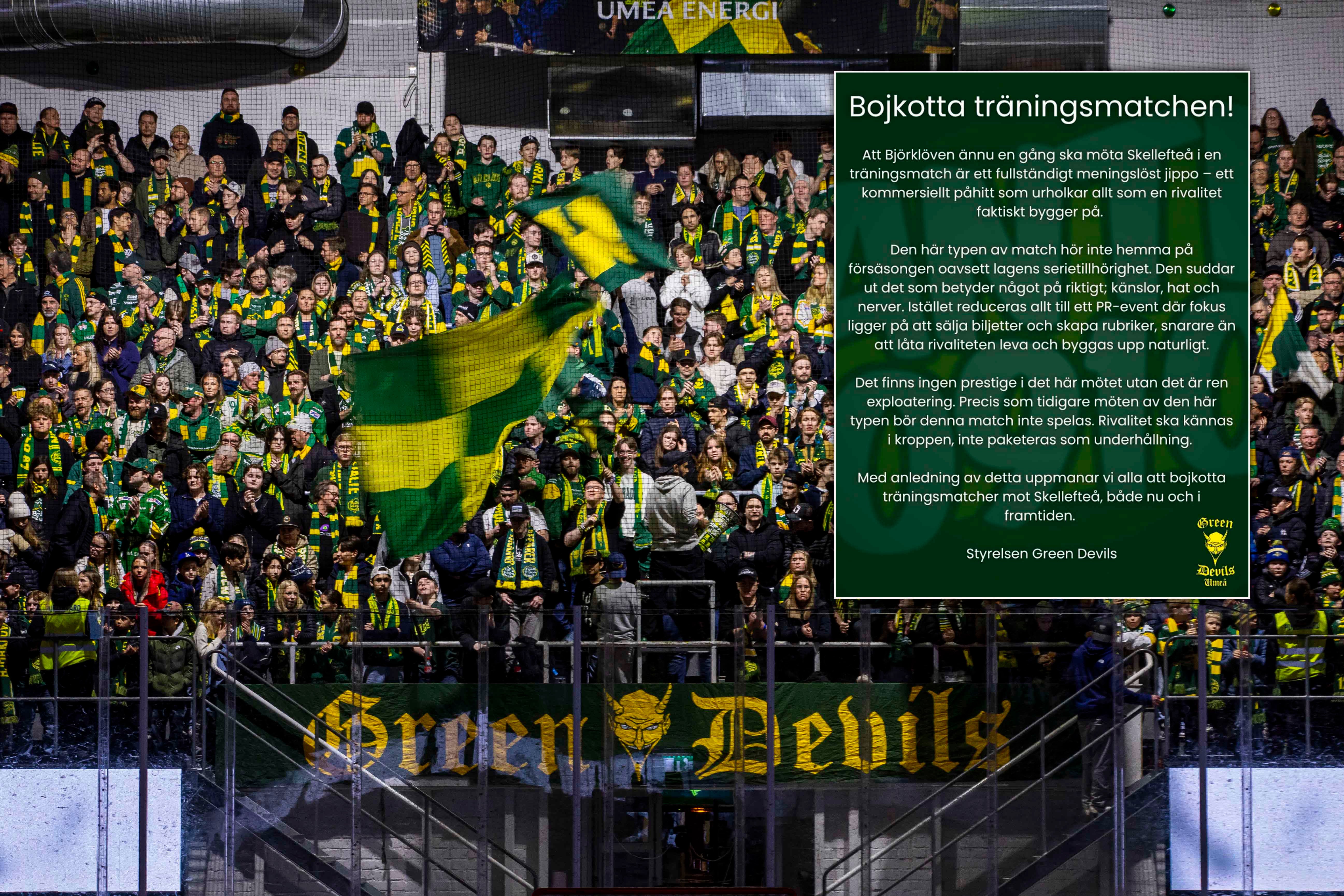 Bildbyrån/Skärmdump Green Devils