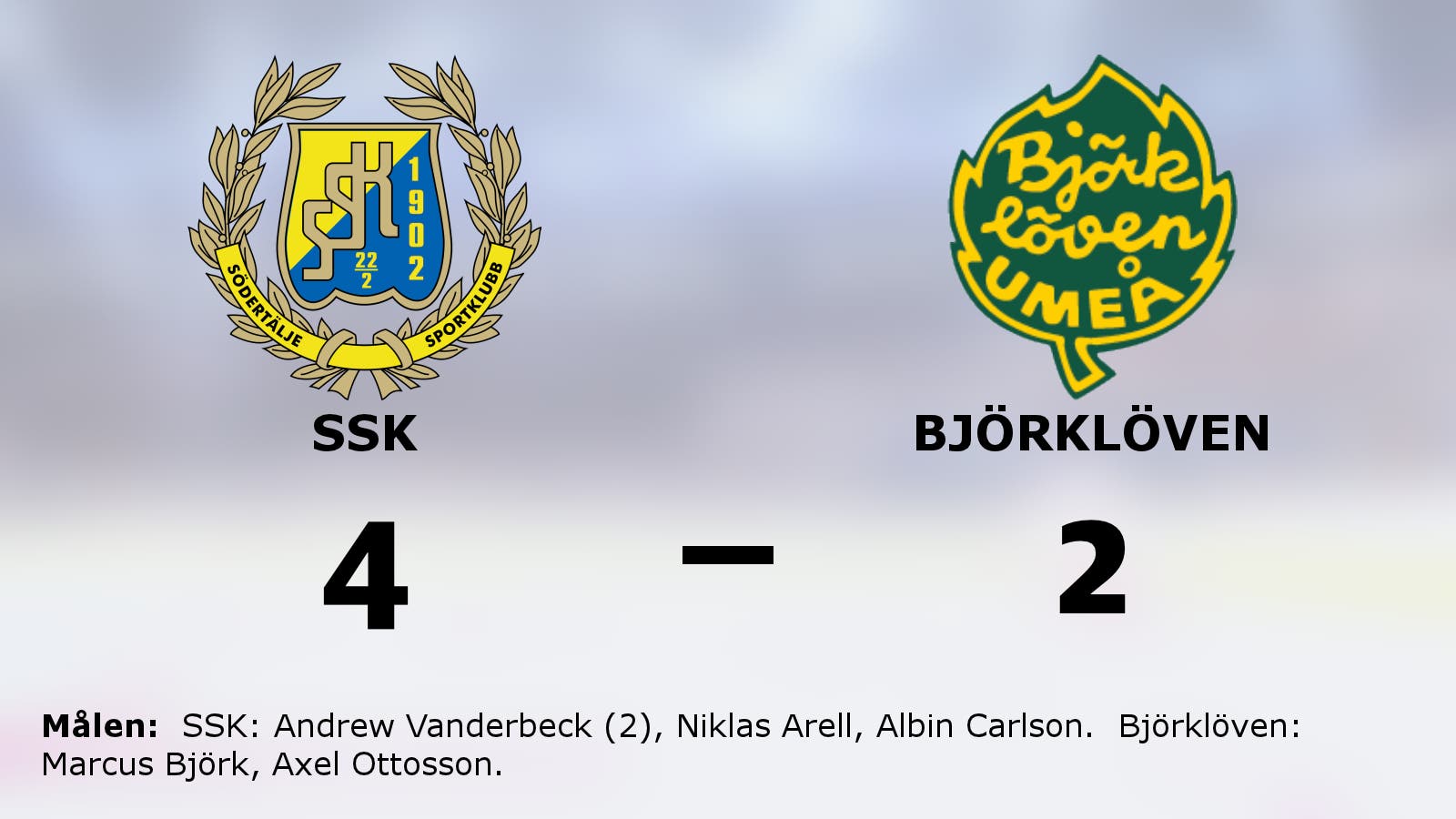 SSK reducerar mot Björklöven