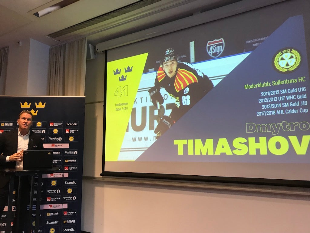 (21594) Dmytro Timashov / Tre Kronor-debut