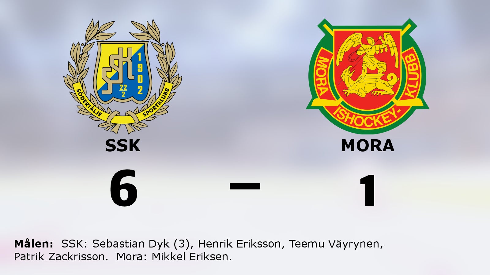SSK säkrade segern mot Mora i andra matchen
