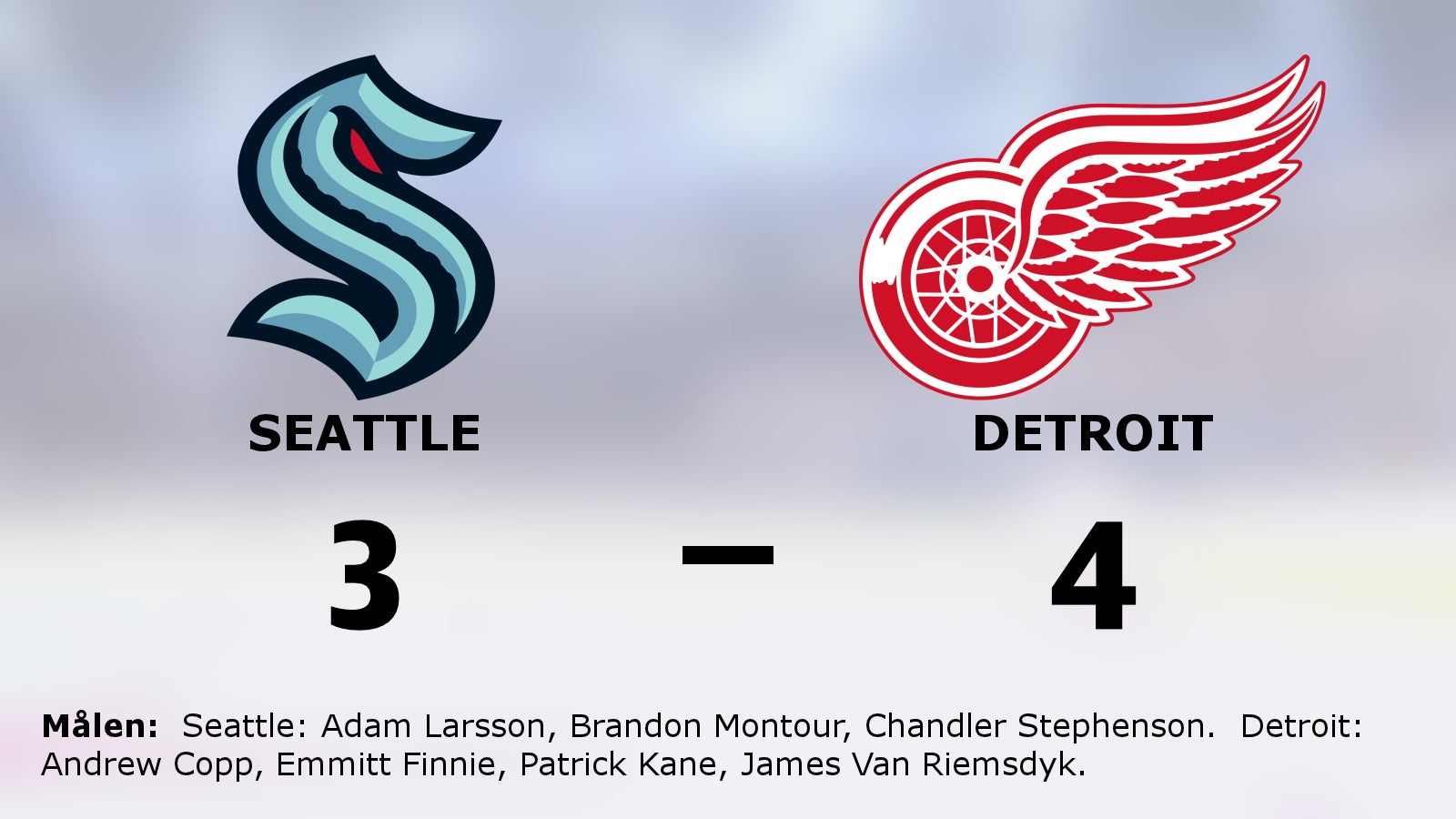 Detroits fina svit mot Seattle fortsätter