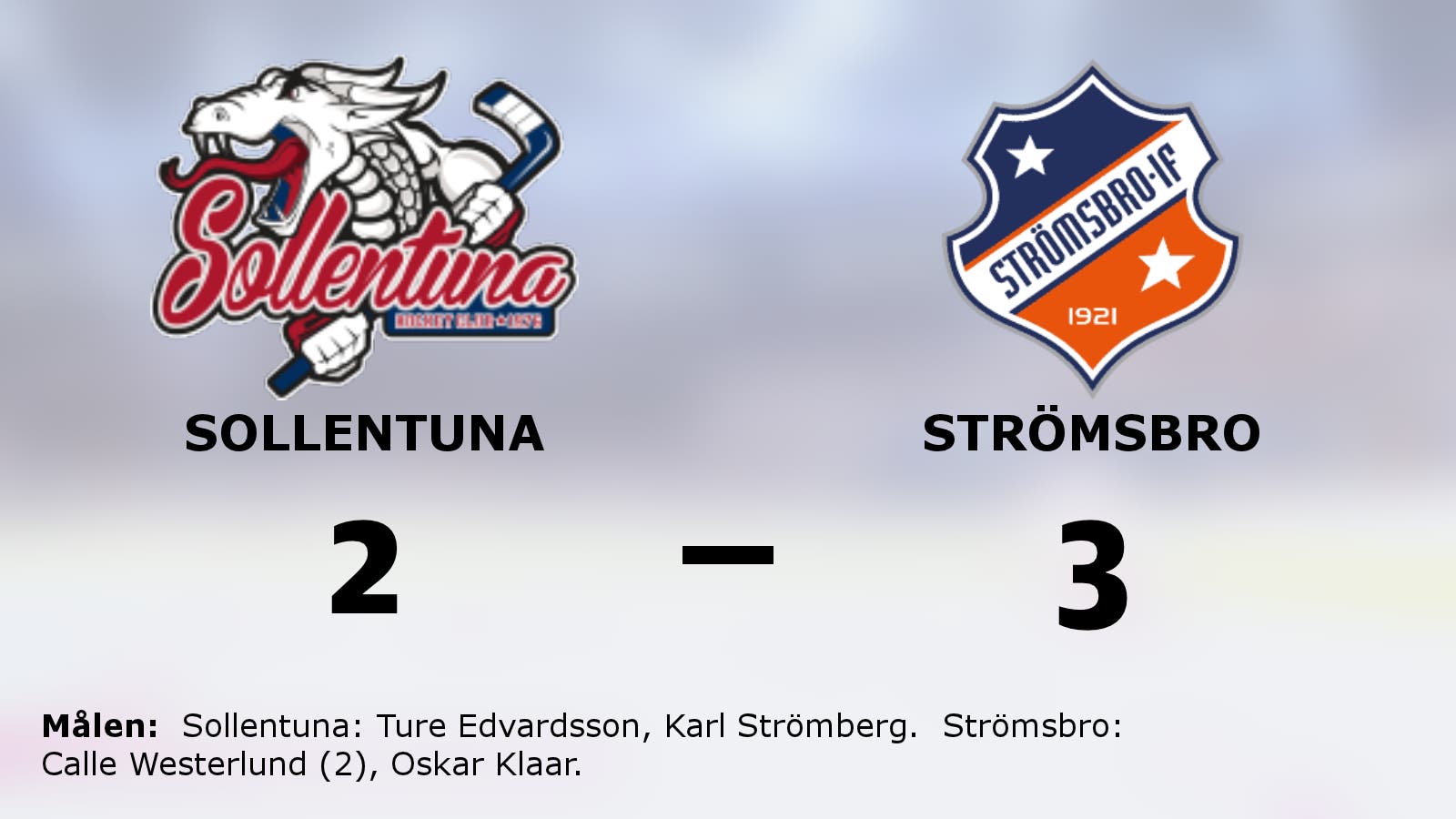 Strömsbro besegrade Sollentuna efter Calle Westerlunds dubbel
