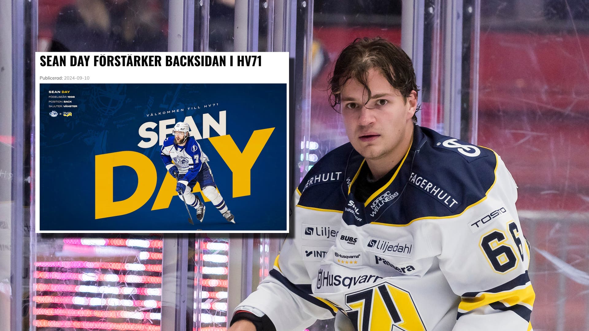 Foto: Bildbyrån/Skärmklipp från HV71.se