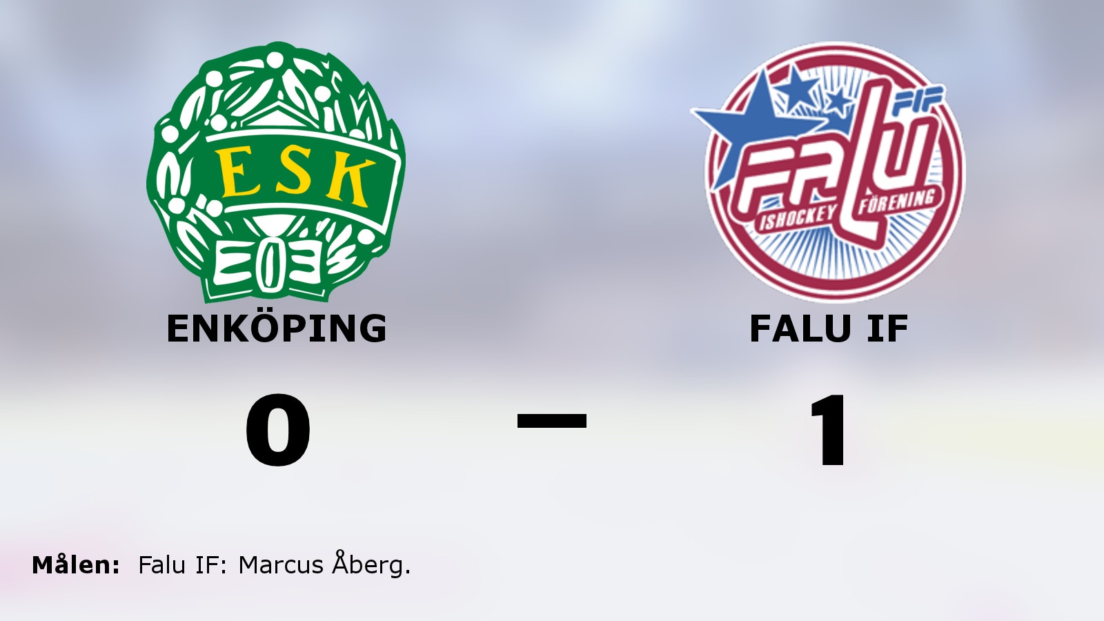 Marcus Åberg målskytt när Falu IF vann mot Enköping