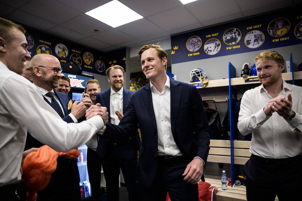 (27984) Lars Johansson Tre Kronor VM-debut