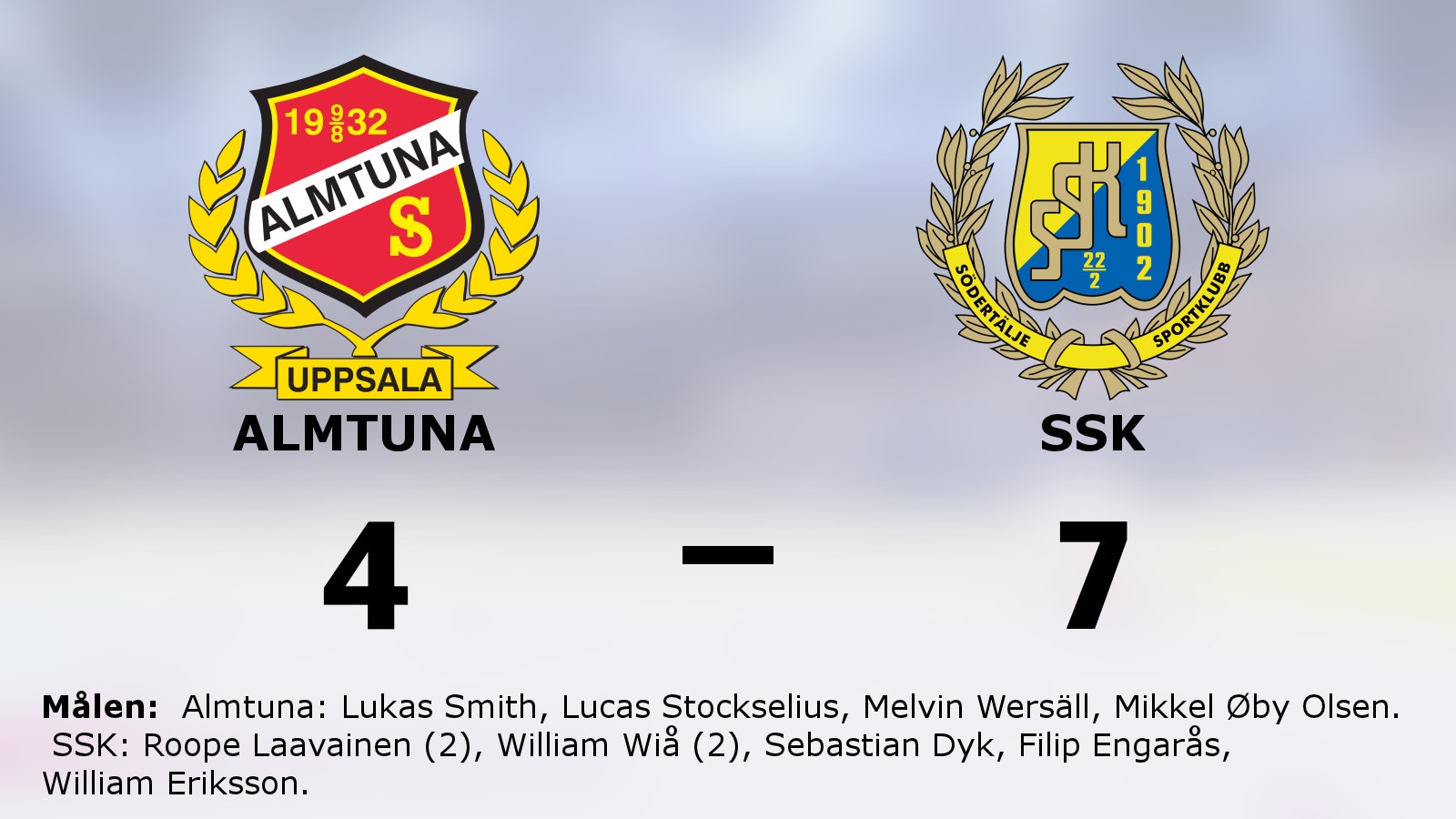 SSK vann efter avgörande i tredje perioden mot Almtuna