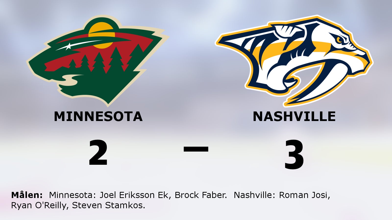 Nashville avgjorde i förlängningen mot Minnesota