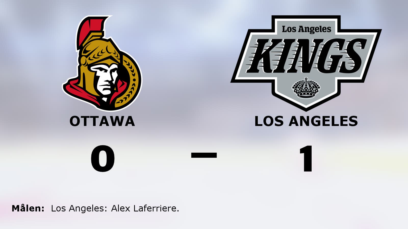 Los Angeles vann toppmötet mot Ottawa