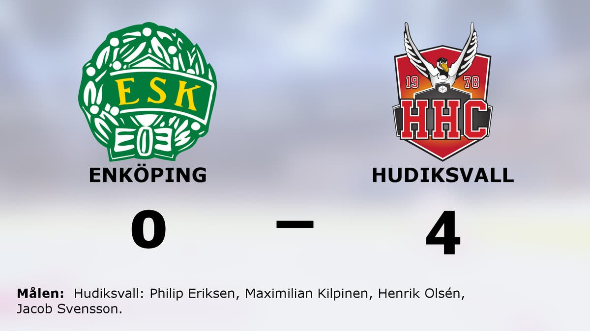 Klar seger för Hudiksvall som höll nollan mot Enköping