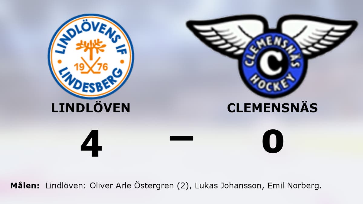 Sjunde raka för Lindlöven efter seger mot Clemensnäs