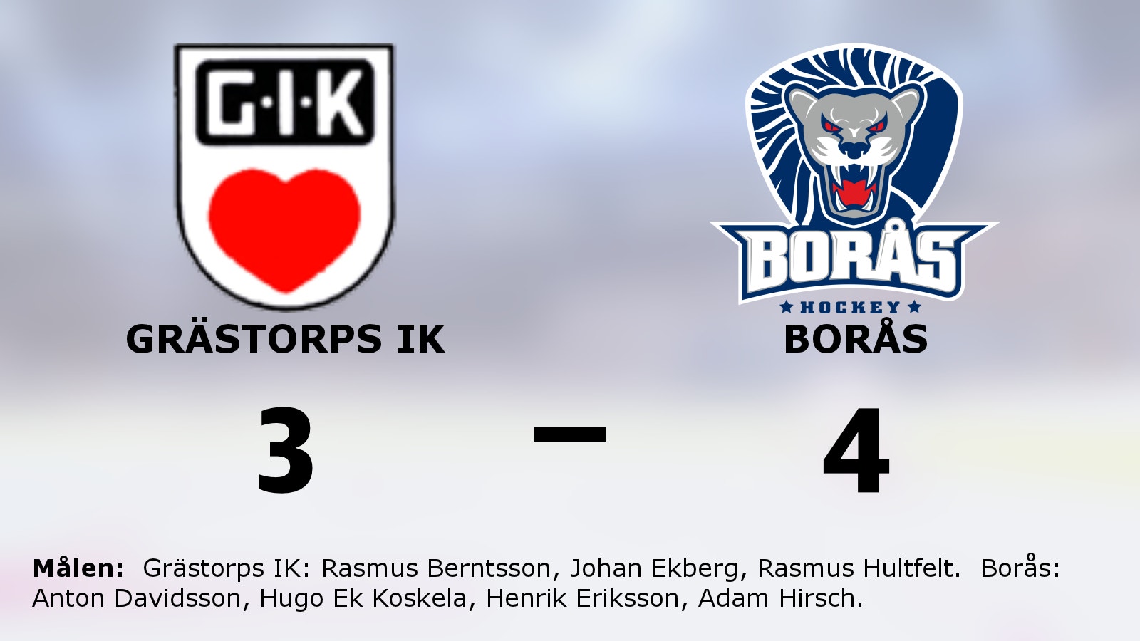 Straffar avgjorde när Borås vann mot Grästorps IK