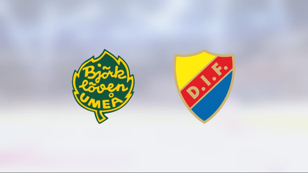Tre poäng till Björklöven efter avgörande i slutperioden mot Djurgården