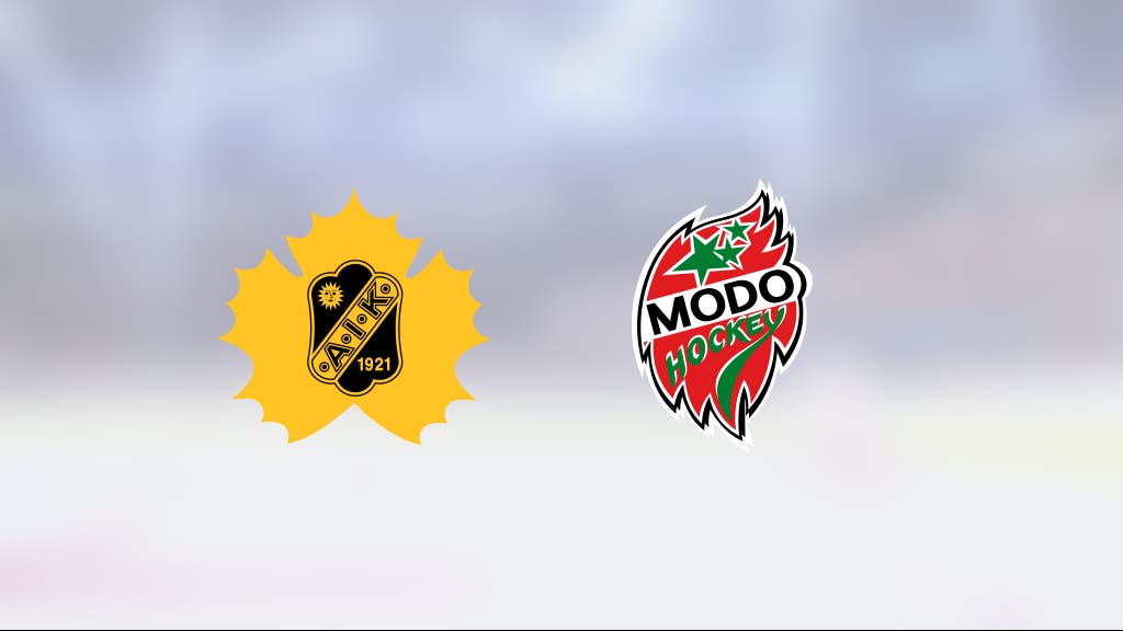 Modo Hockey starkast – efter två sena mål mot Skellefteå