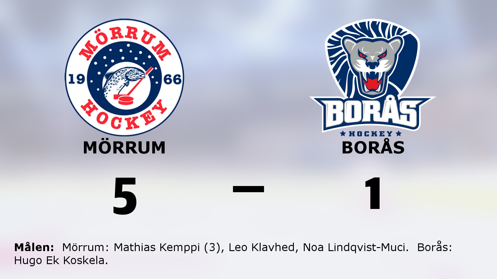 Seger för Mörrum – efter Mathias Kemppis hattrick