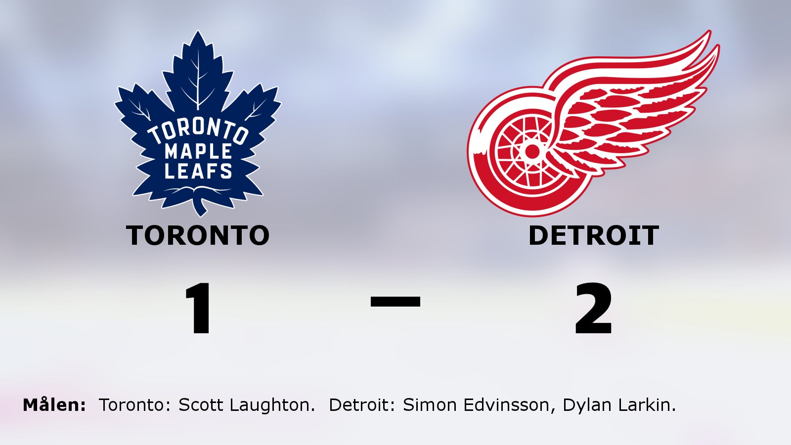 Detroits fina svit mot Toronto fortsätter