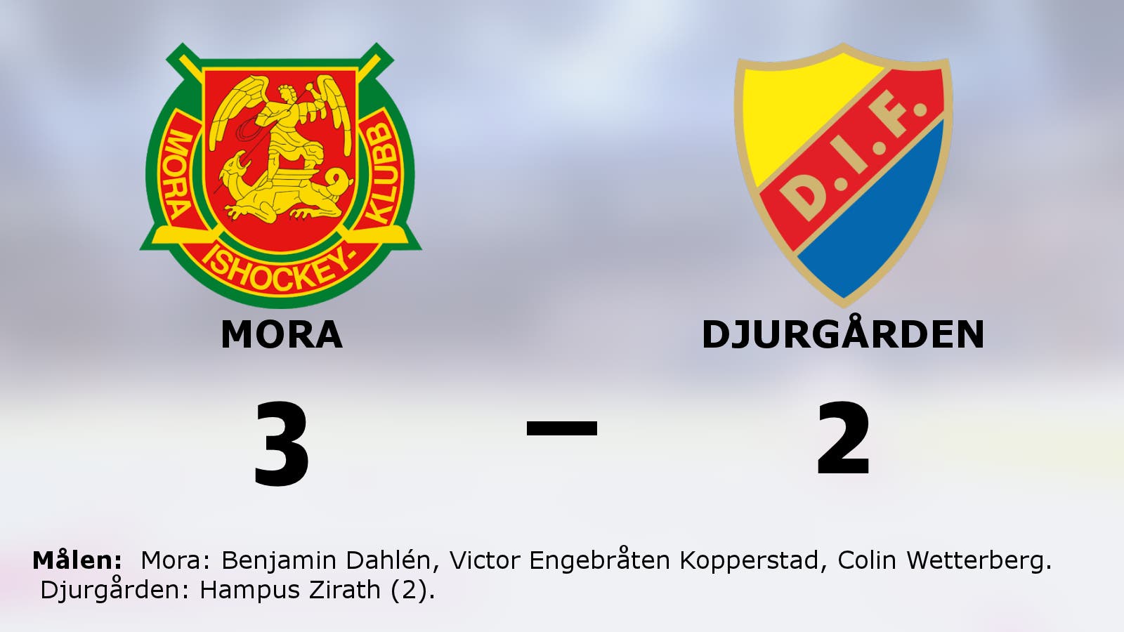 Mora vinnare mot Djurgården – avgjorde i förlängningen