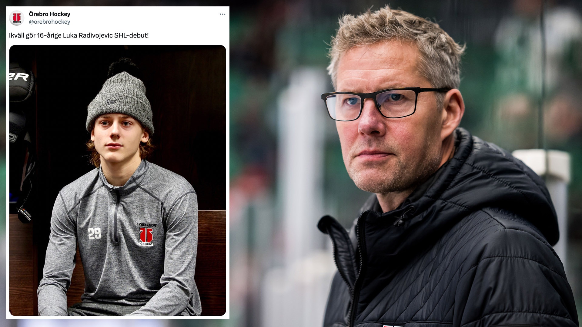 (29987) Örebro Luka Radivojevic och Johan Hedberg