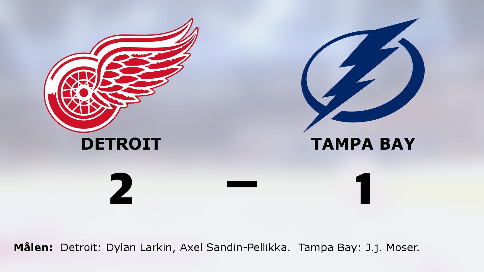 Detroit vann efter förlängning mot Tampa Bay