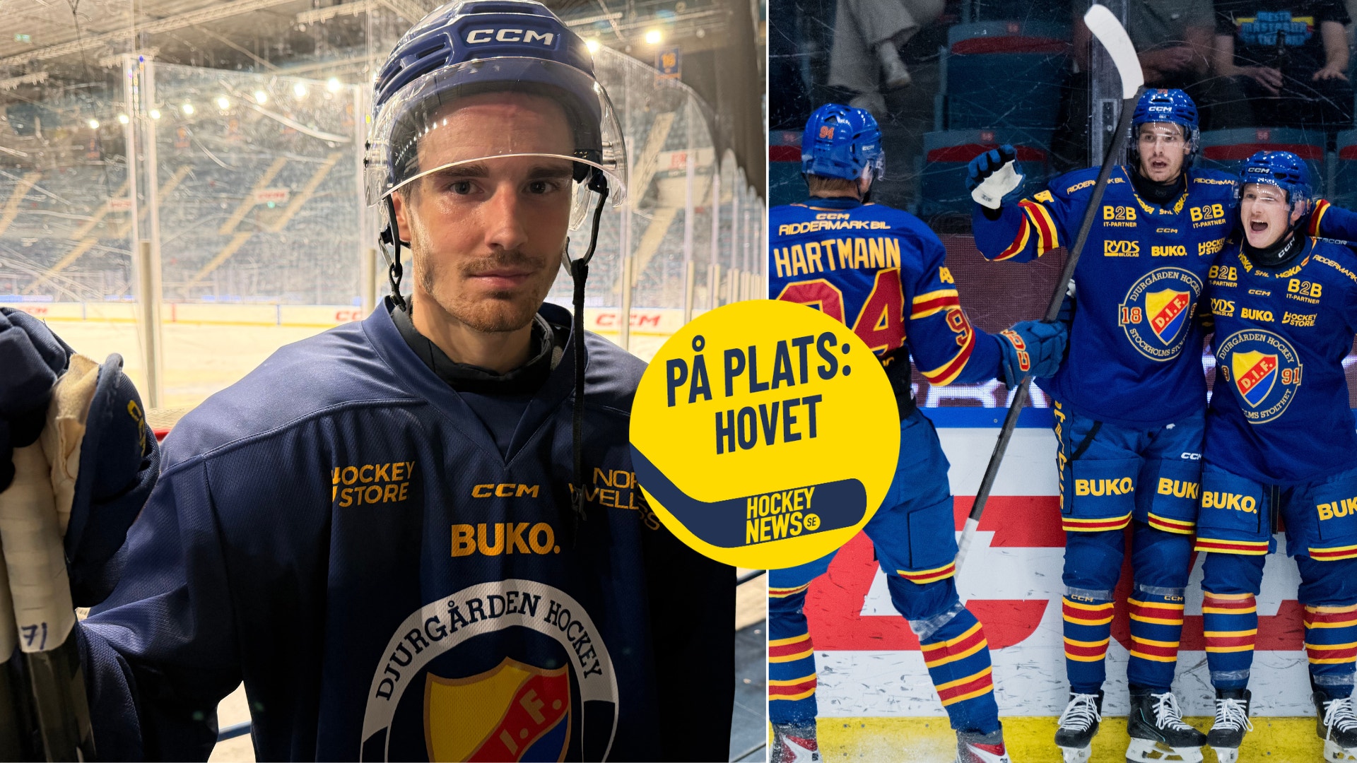 Nils Åman trivs bra med sina nya kedjekamrater.