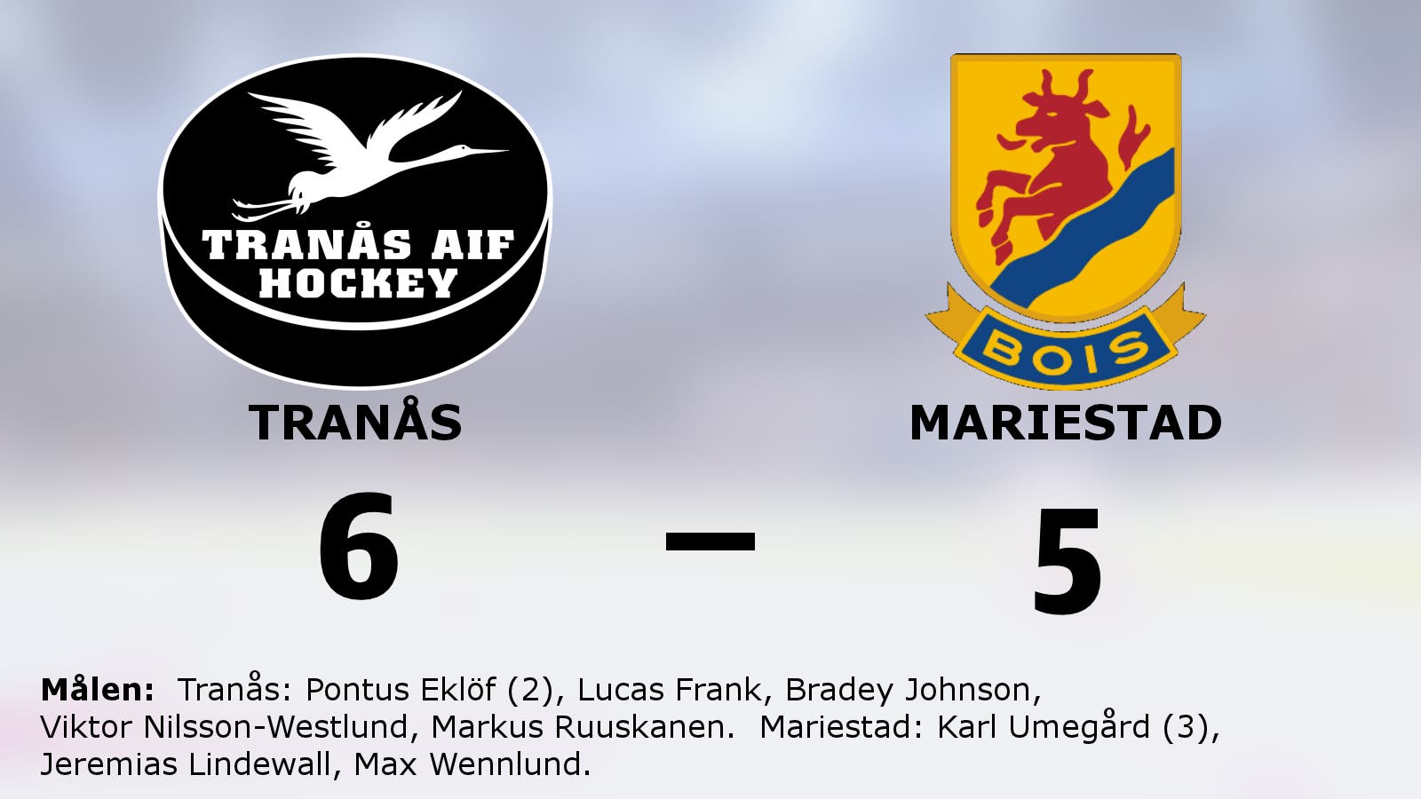Seger på straffar för Tranås hemma mot Mariestad