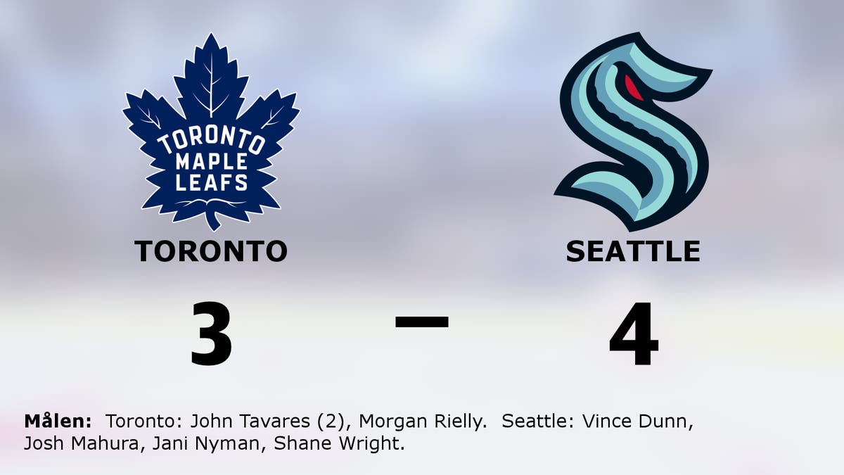 Seattle vann i förlängningen mot Toronto