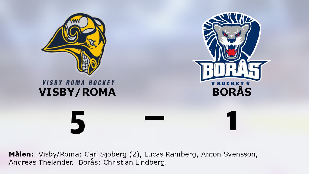 Visby/Roma vände till seger mot Borås