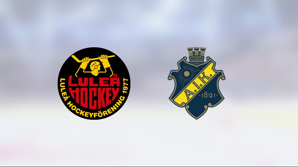 Förlängningsseger för Luleå mot AIK