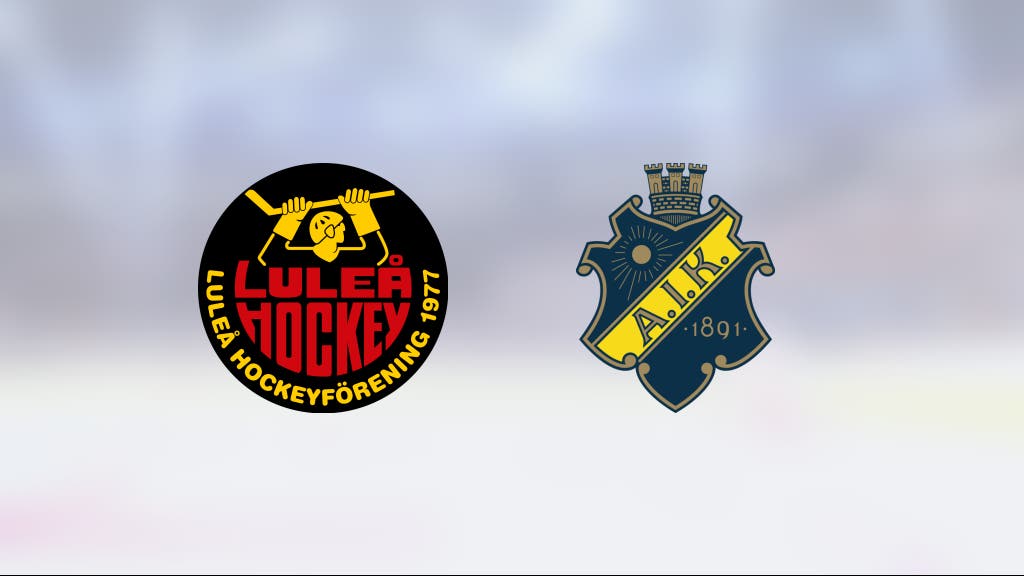 Förlängningsseger för Luleå mot AIK