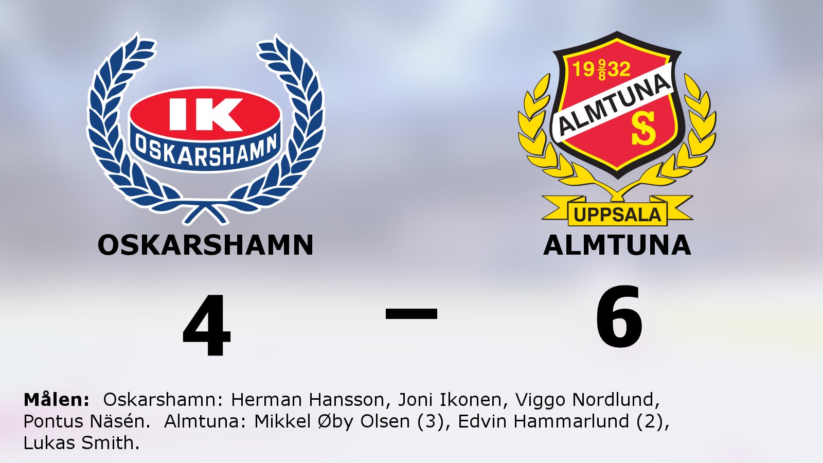 Mikkel Øby Olsen det stora utropstecknet när Almtuna slog Oskarshamn