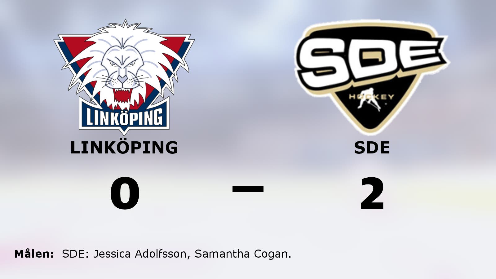 Bortasegern mot Linköping förlänger sviten för SDE