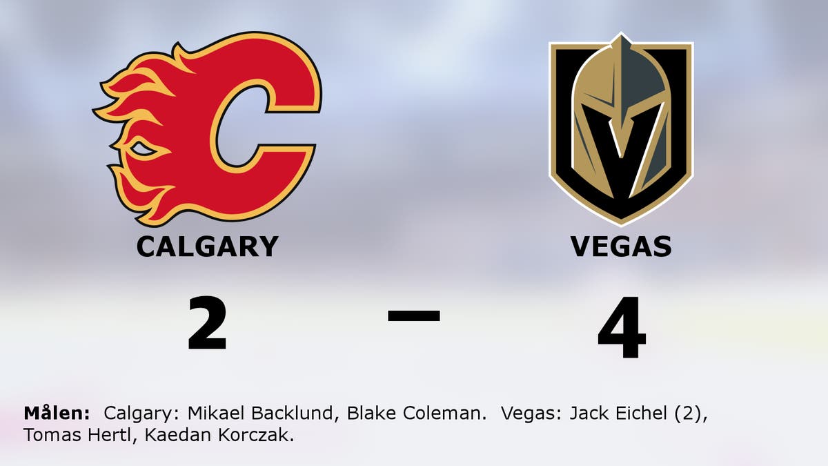 Vegas vann mot Calgary – trots tidigt underläge