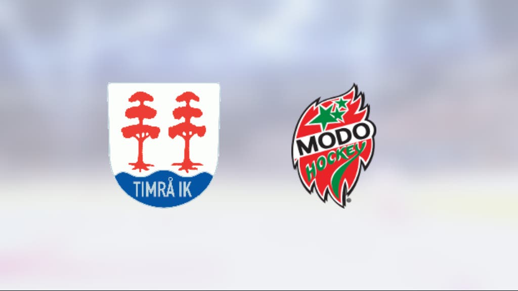 Timrå J20 slog Modo J20 efter Olle Därths dubbel