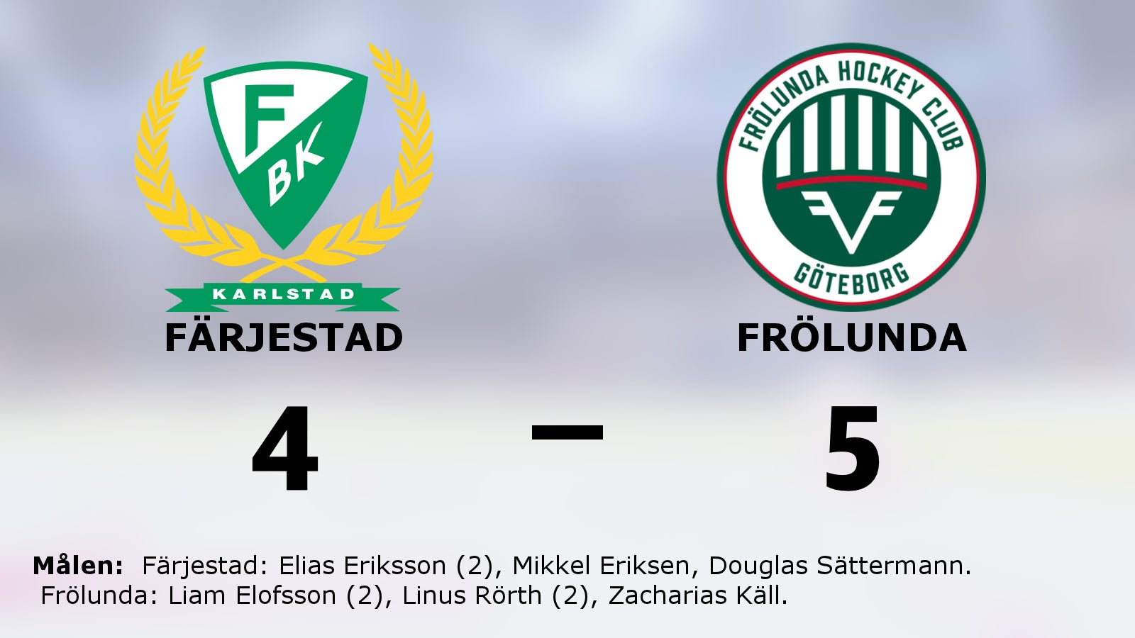 Straffar avgjorde för Frölunda i bortasegern mot Färjestad