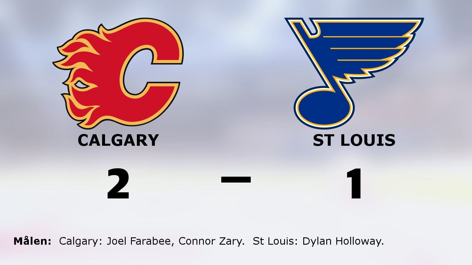 Calgary starkast i straffläggningen – vann hemma mot St Louis
