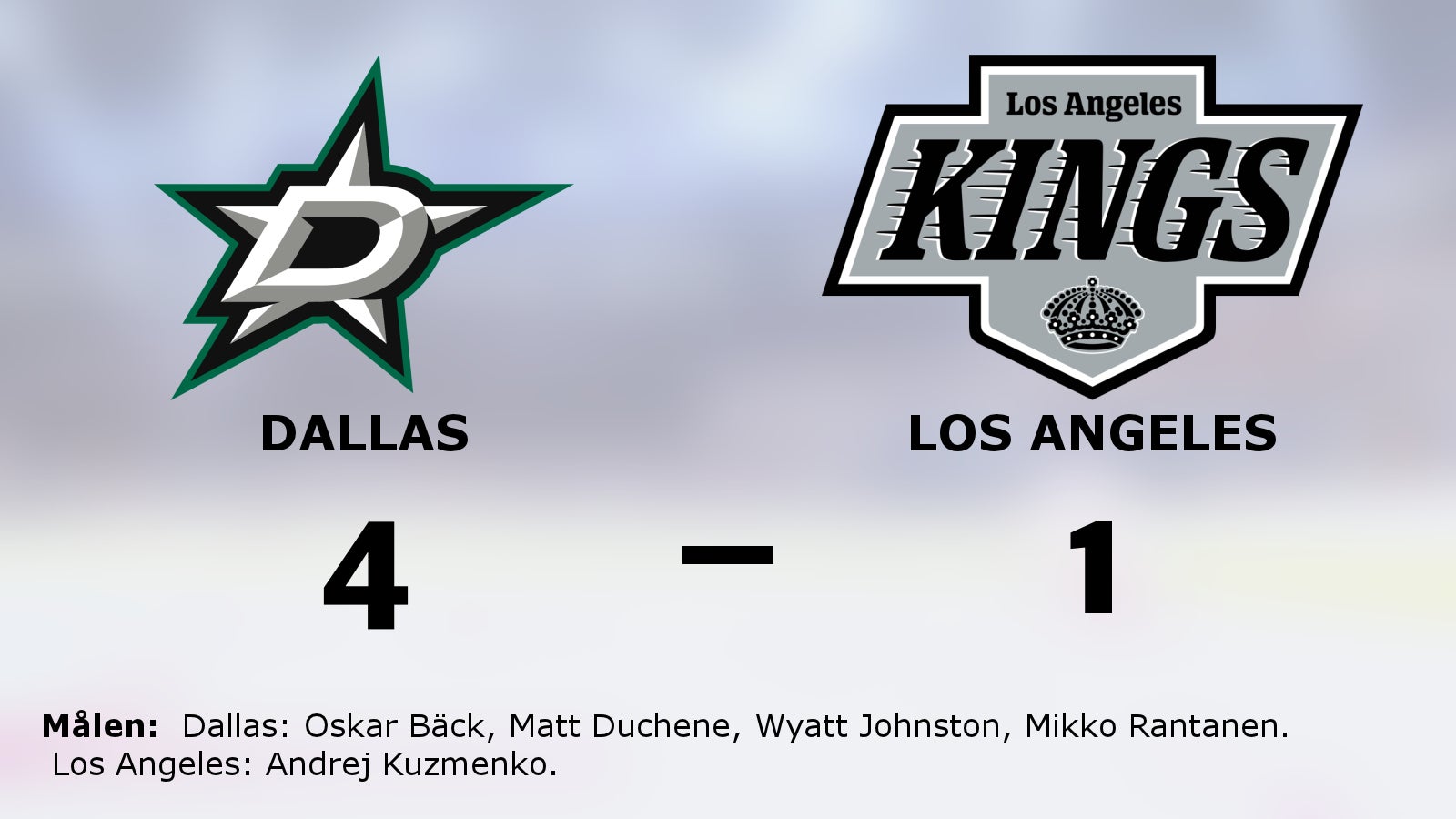 Dallas vann toppmötet med Los Angeles