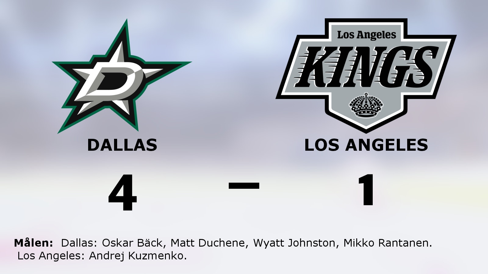 Dallas vann toppmötet med Los Angeles