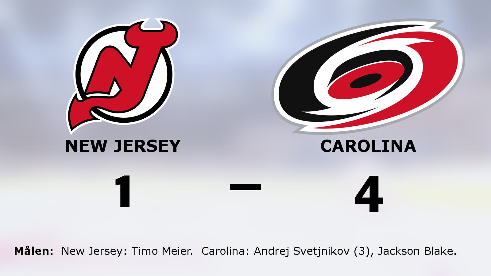 Ny seger för Carolina mot drömmotståndet