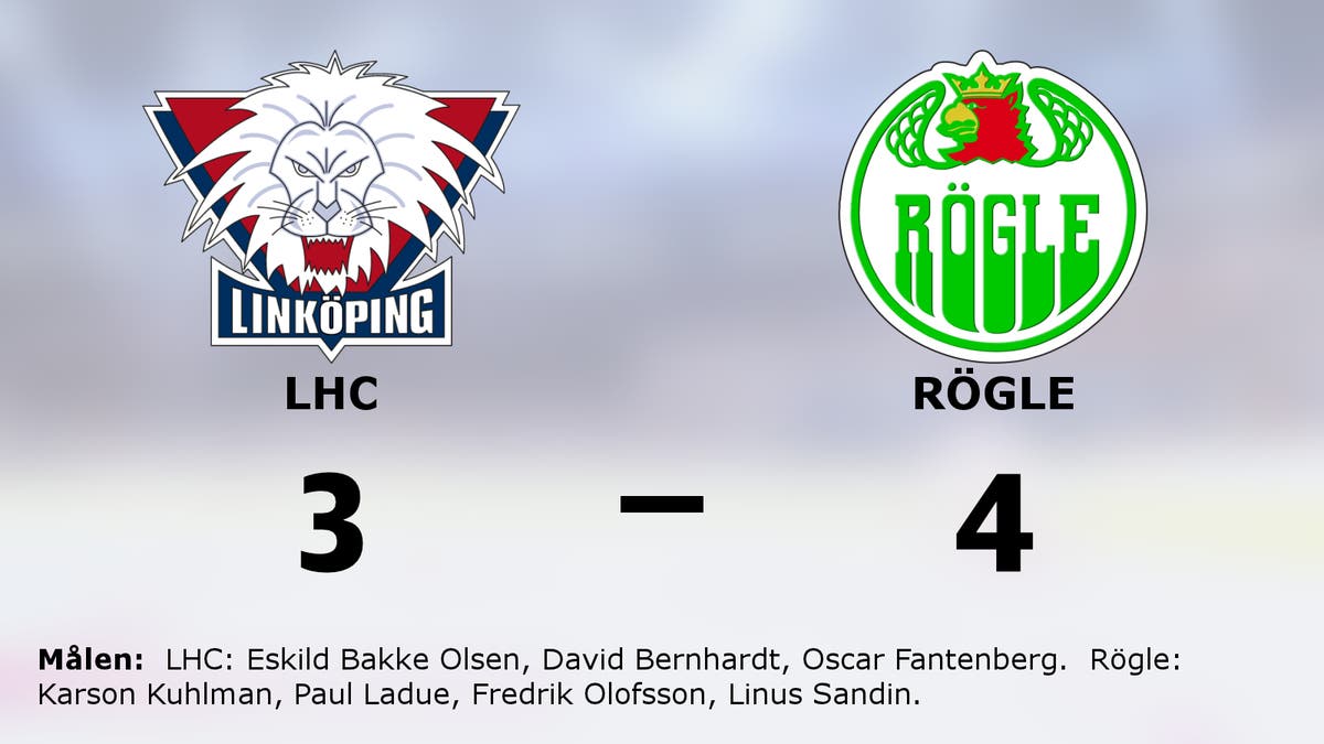 Seger på straffar för Rögle borta mot LHC