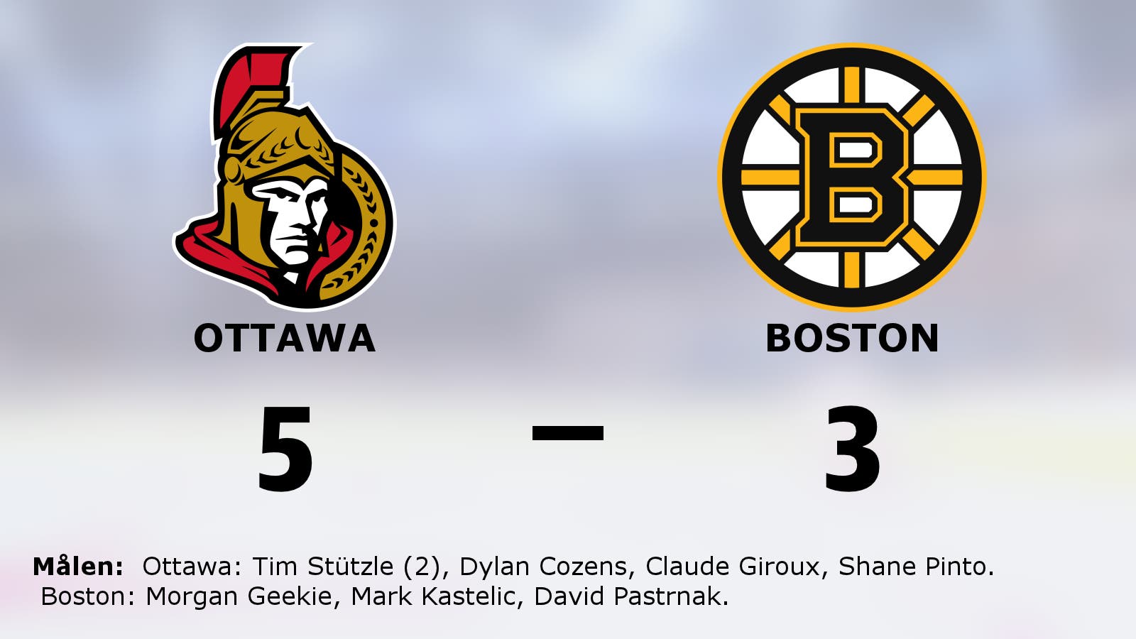 Ottawa segrade i toppmötet – Tim Stützle hjälte