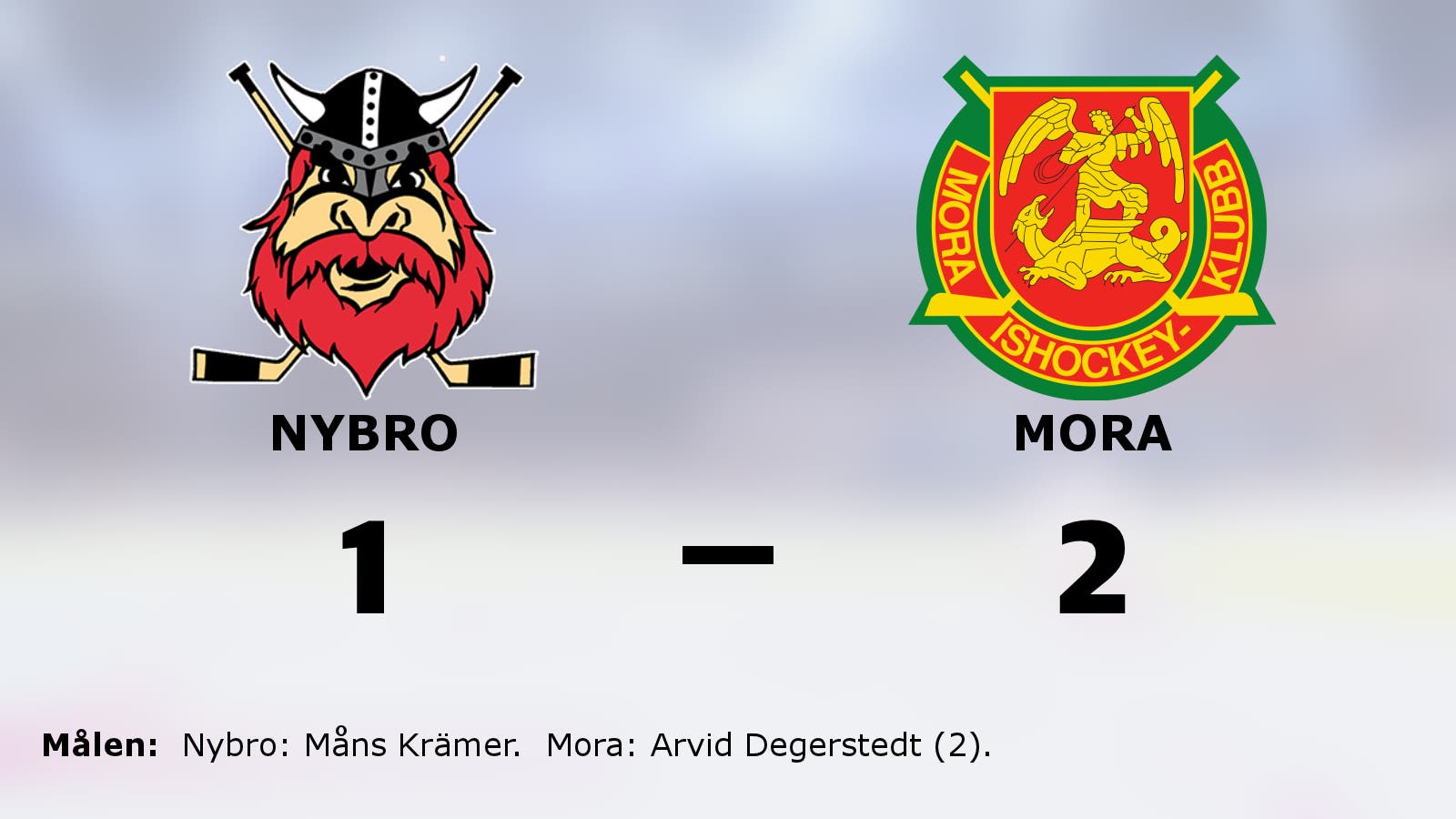 Seger i förlängningen för Mora mot Nybro